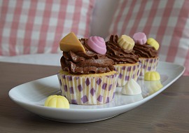 Vanilkové cupcakes s Pedro dezertíky recept