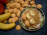 Banány s piškoty a přesnídávkou recept