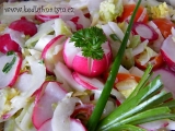 Ředkvičkový pikantní salát recept