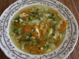 Brokolicová polévka  barevná recept