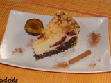 Makovo-tvarohovo-švestkový koláč recept