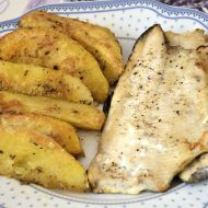 Pstruh s pikantními brambory recept