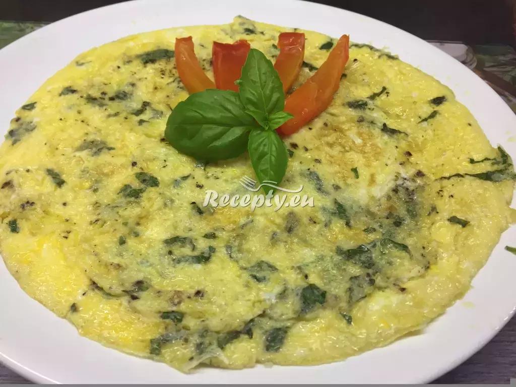Tříbarevná omeleta recept  předkrmy, snídaně
