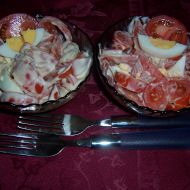 Rajský salát s vejci recept
