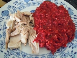 Červená pohanka s kuřetem recept