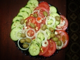 Zeleninový salát s cibulí recept