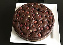 Kakaový koláč s ovocem recept