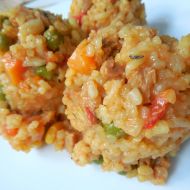 Ohnivá vegetariánská rýže recept