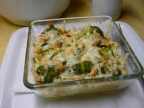 Brokolice zapečená s oříšky a směsí sýrů recept