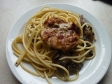 Kuře na špagetách recept