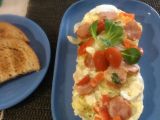 Selská omeleta z mikrovlnky recept