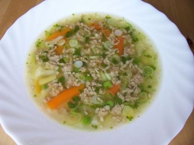 Recept Blesková polévka z mletého masa