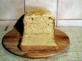 Bílý sezamový chléb bez lepku, mléka a vajec recept
