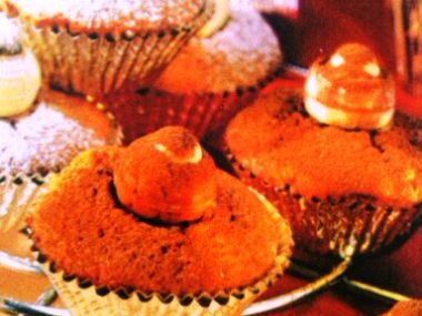 Muffiny s čokoládovými bonbony