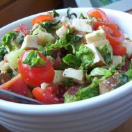 Vege salát s tofu recept