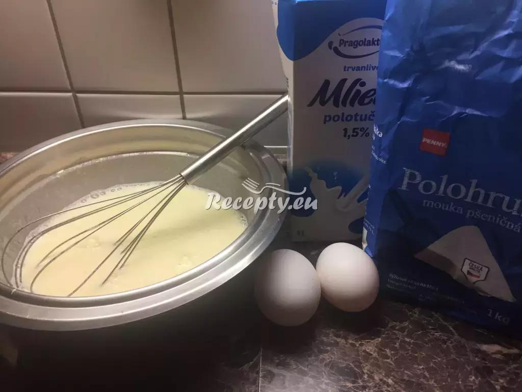 Palačinky s jahodovým krémem recept  moučníky