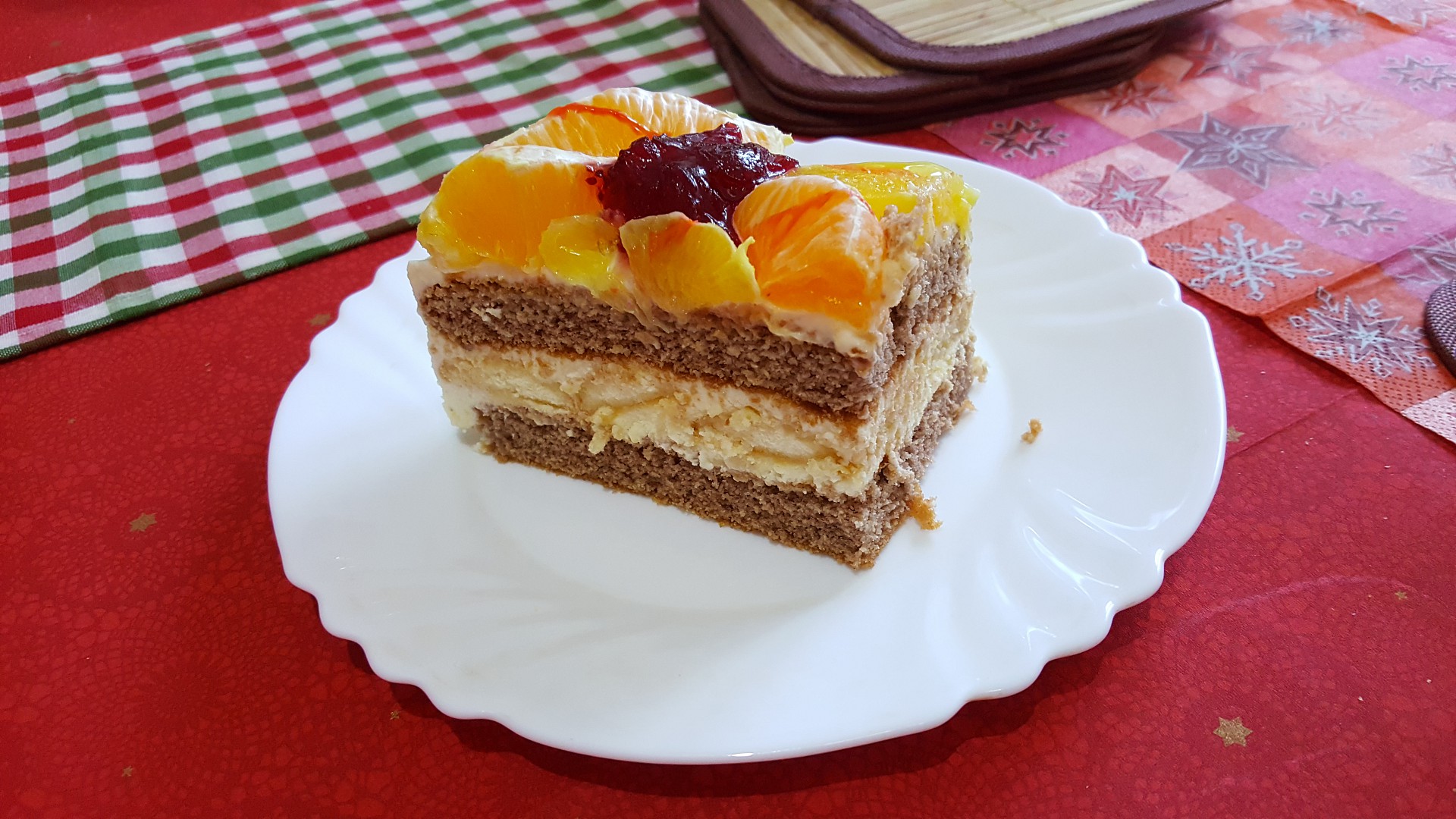 Tvarohový dort s ovocem od Aly recept