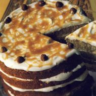 Karamelový dort s lískovými oříšky recept