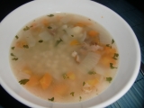 Uzená polévka s kroupami recept