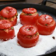 Plněná grilovaná rajčata recept