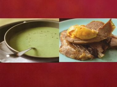 Sváteční oběd 15  Chřestová polévka a Dijonská stehna