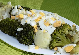 Květákovo – brokolicový salát recept