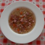 Uzená polévka a kroupami recept