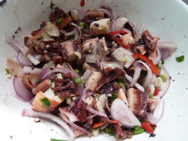 Salát z chobotnic
