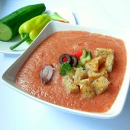 Studená polévka Gazpacho recept