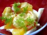 Fenyklový salát s pomerančem recept
