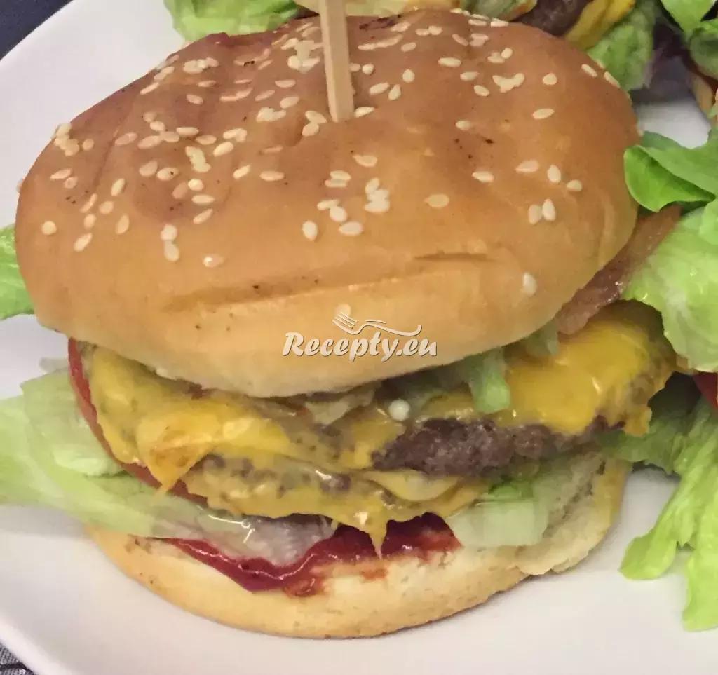 Hamburger recept  grilování
