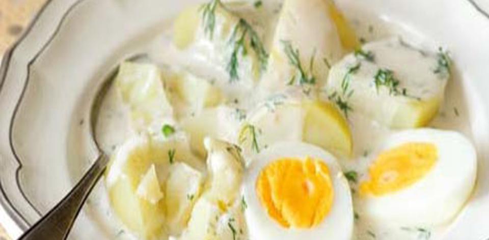 Koprovka s bramborem a vajíčkem