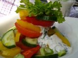 Zeleninový salát s kefírovou zálivkou recept