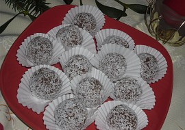 Máslové kokosové kuličky recept