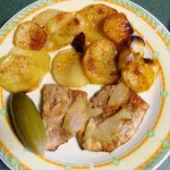 Vepřové maso zapečené s brambory ala Živánská recept