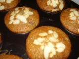 Malinové muffiny s mandlemi recept