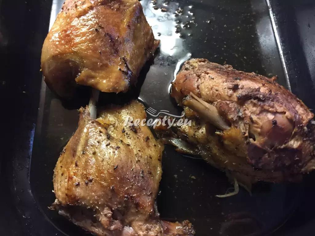Nadívaná husa po řecku recept  drůbeží maso