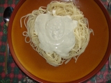 Špagety se sýrovou omáčkou II recept