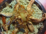 Kuřecí nudličky s petrželkovou rýží recept