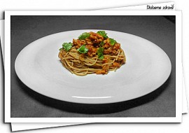 „Boloňské” špagety se sójou (DlabemeZdrave) recept