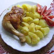 Česnekové kuře recept