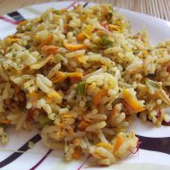 Zeleninová rýže s rozmarýnem recept