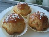 Vanilkové muffiny s jahodovou polevou recept