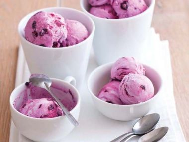 Recept borůvkovo  limetková zmrzlina