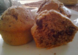 Ořechovo  čokoládové muffiny recept