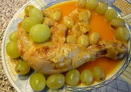 Marinované kuřecí s hroznem (i pro diabetiky) recept