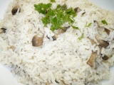 Žampionová rýže recept