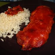 Pikantní červené kuře recept