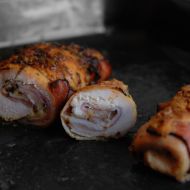 Kuřecí rolky ve slaninovém kabátku recept