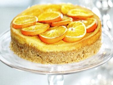 Pomerančový cheesecake